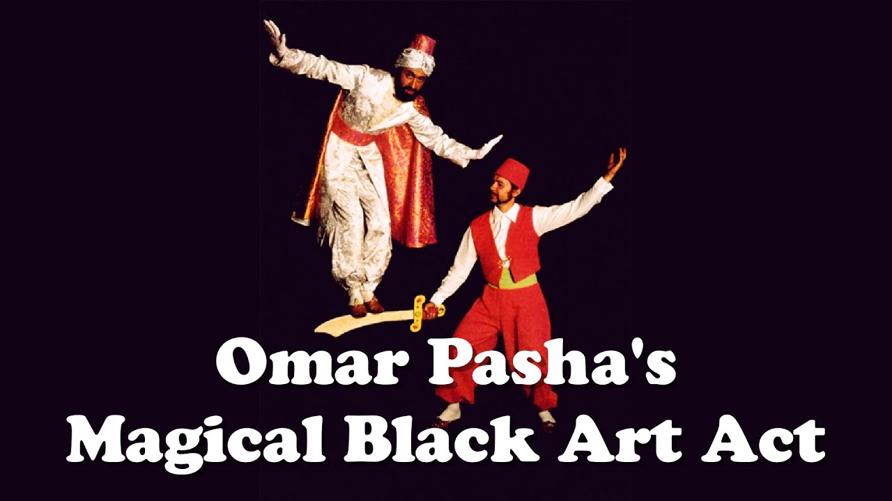 Omar Pasha performs his Black Art Magic Act 1982