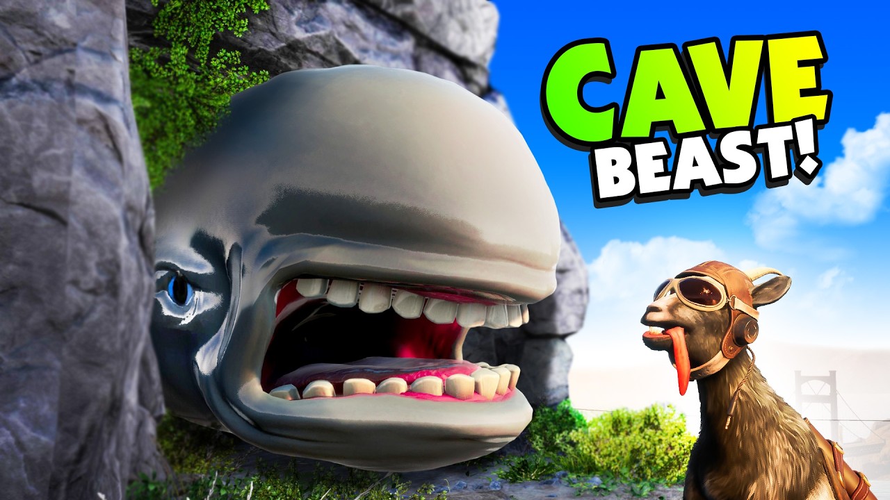 CRAZY Goat Goes Hunting for the CAVE BEAST!