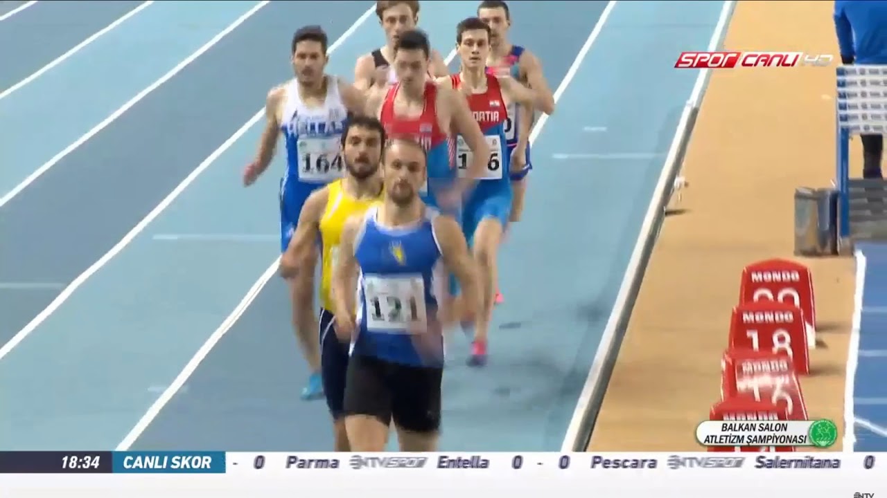 800m [M], II. skupina, Marino Bloudek i Sven Cepuš - Prvenstvo Balkana u dvorani 2018