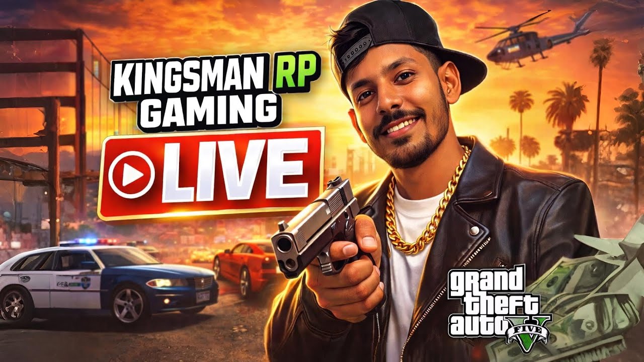 GTA 5 Online LIVE | Road to Million 💸 | Heists, Races & Chaos! | KINGSMAN RP GAMING