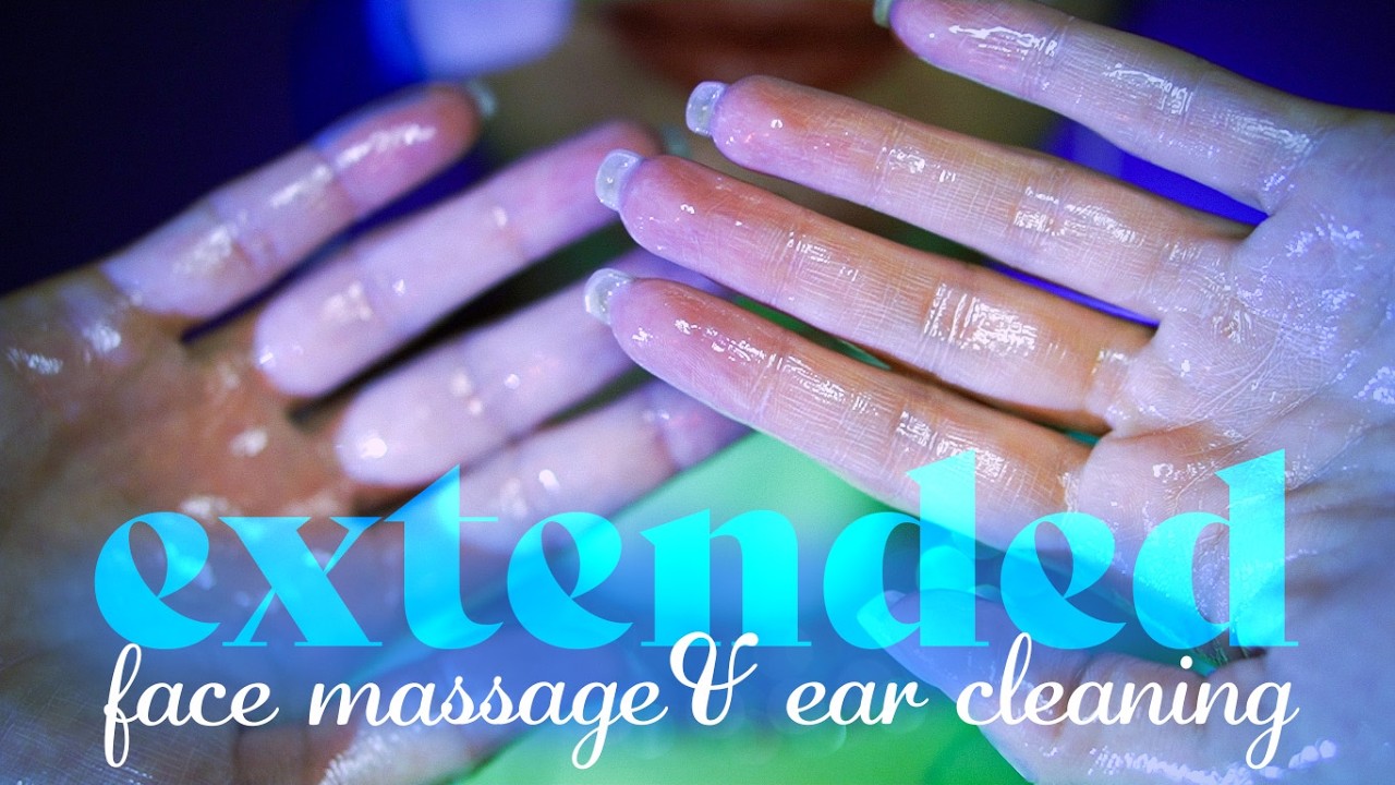 ASMR ~ Extended Personal Attention ~ Brain-Melting Trigger Spa with Face Massage & Ear Cleaning