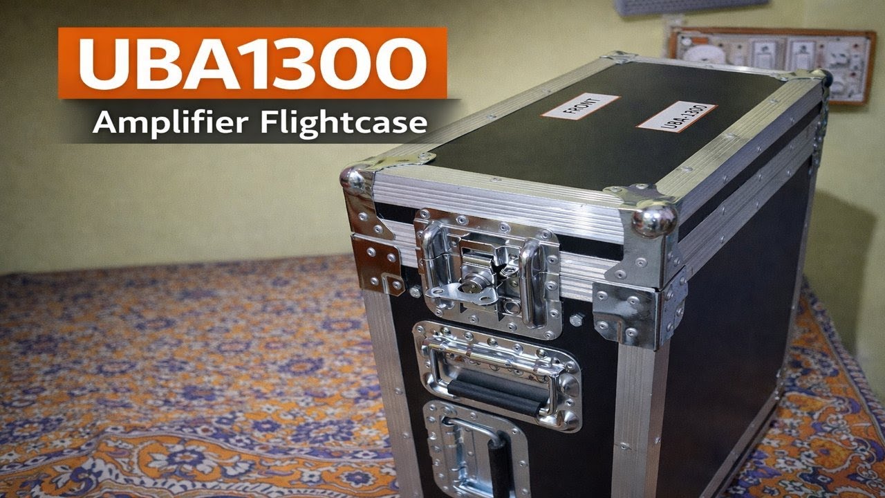 Ahuja uba1300 Amplifier flightcase details | Flightcase