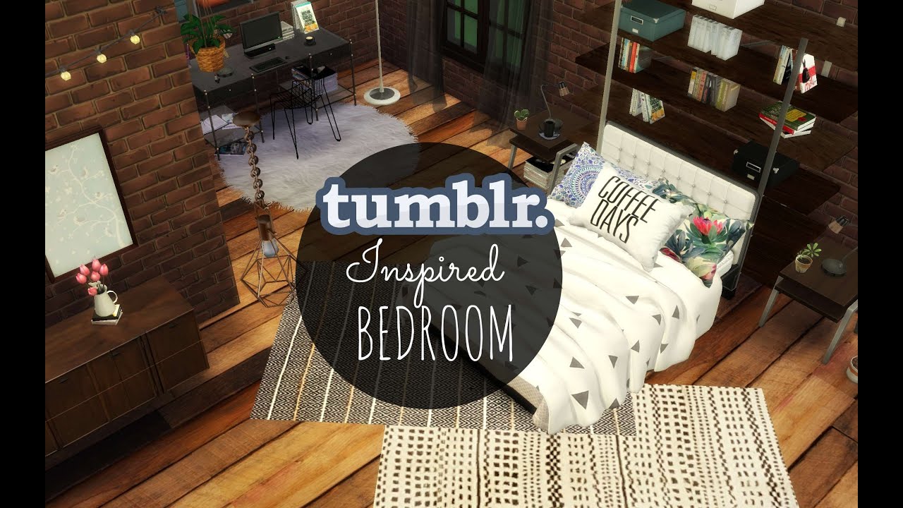 The Sims 4 Speed Build || Tumblr Inspired Bedroom