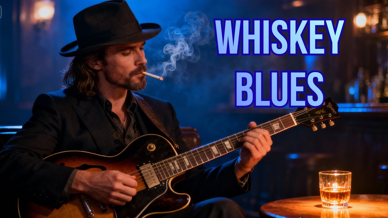 Whiskey Blues Project | Late Night Blues with Gentle Whiskey Vibes