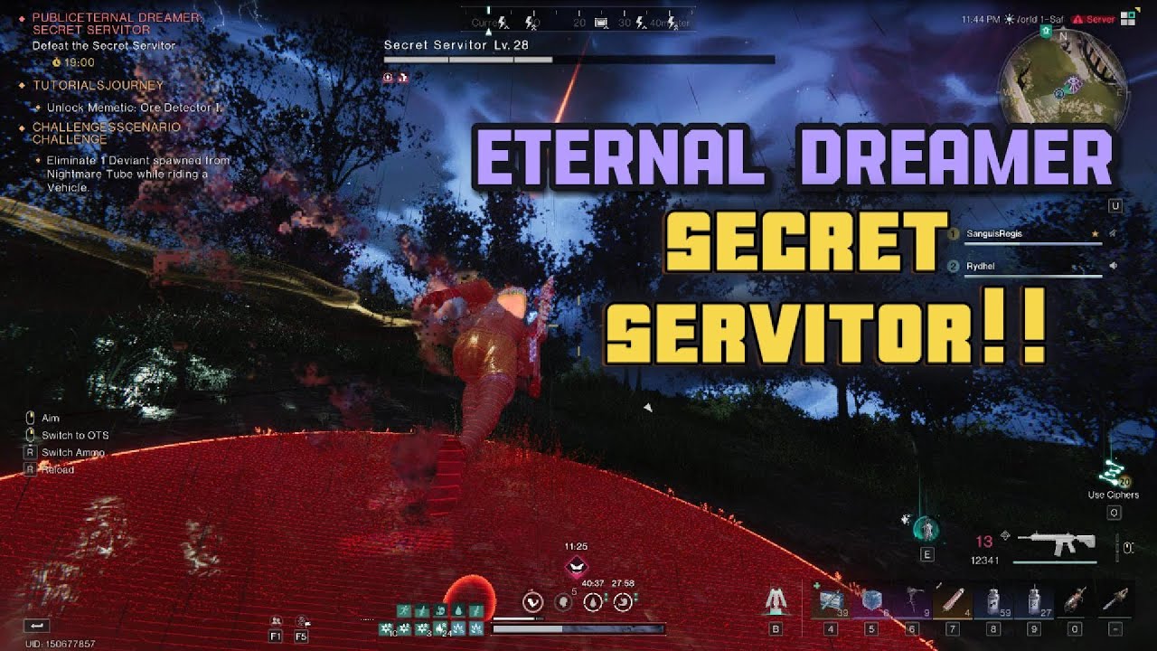 Once Human ETERNAL DREAMER SECRET SERVITOR Lv  28!! #oncehuman