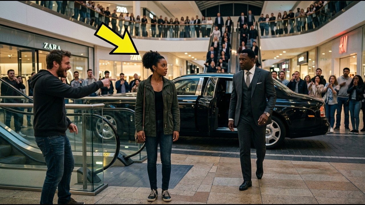 Wyśmiał swoją byłą w centrum handlowym — zbladł, gdy miliarder wysiadł z limuzyny i podszedł do niej