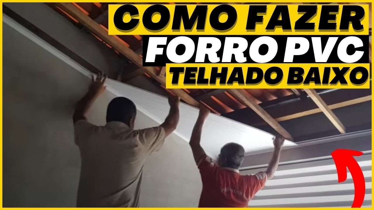 Forro PVC acompanhando o telho baixo e possiv&eacute;?