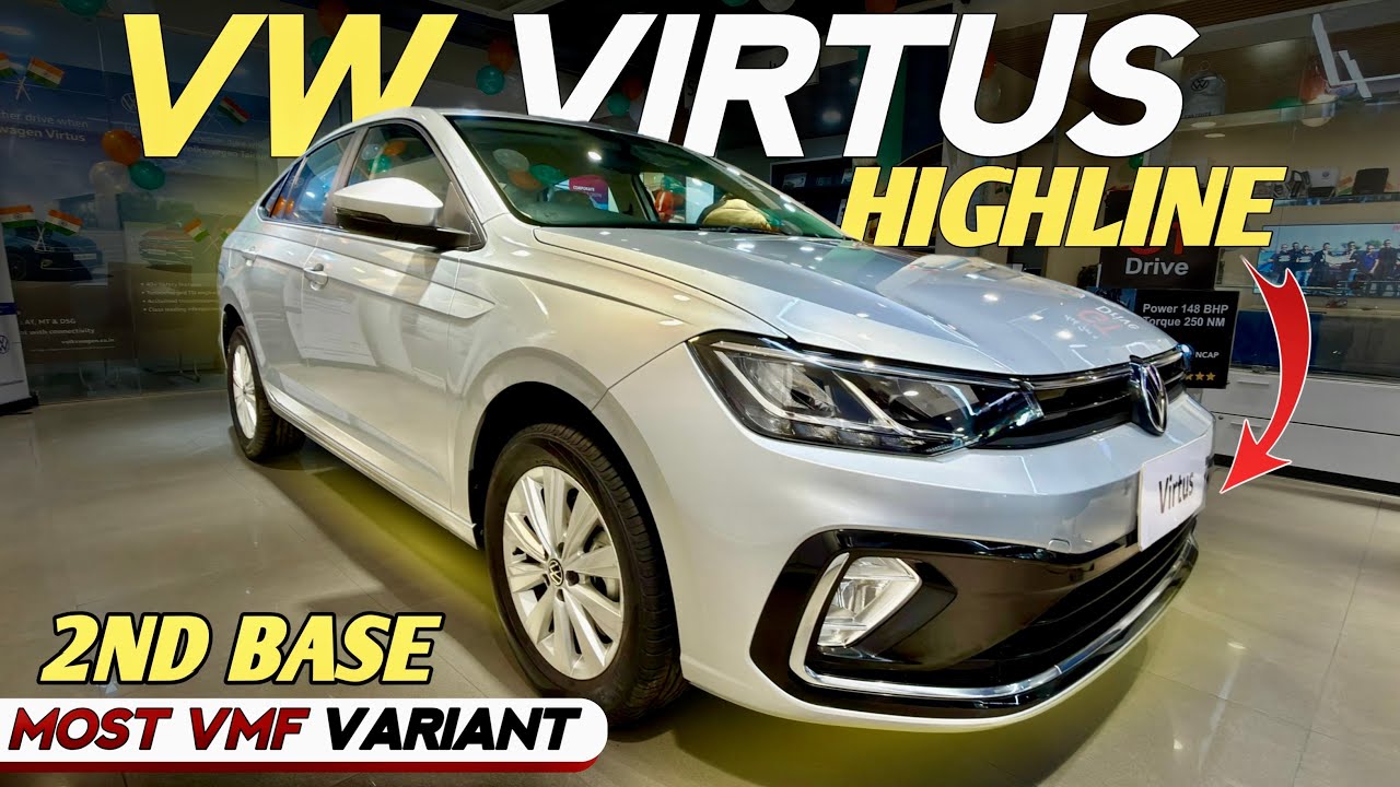 New Volkswagen Virtus Highline 1.0 TSI AT Detailed Review | MOST VFM | Price, Mileage, Features