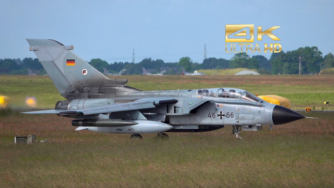 2 Panavia Tornado ECR German Air Force 46+56 46+36 departure Schleswig Jagel Air Base ETNS NTM 24