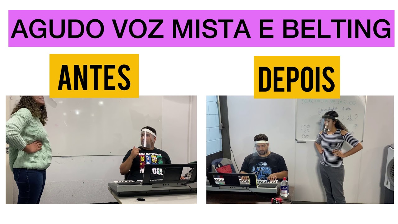 BELTING E VOZ MISTA - APRENDA A CANTAR DO ZERO - ANTES E DEPOIS - AULA DE CANTO - CHARLES CARDOSO