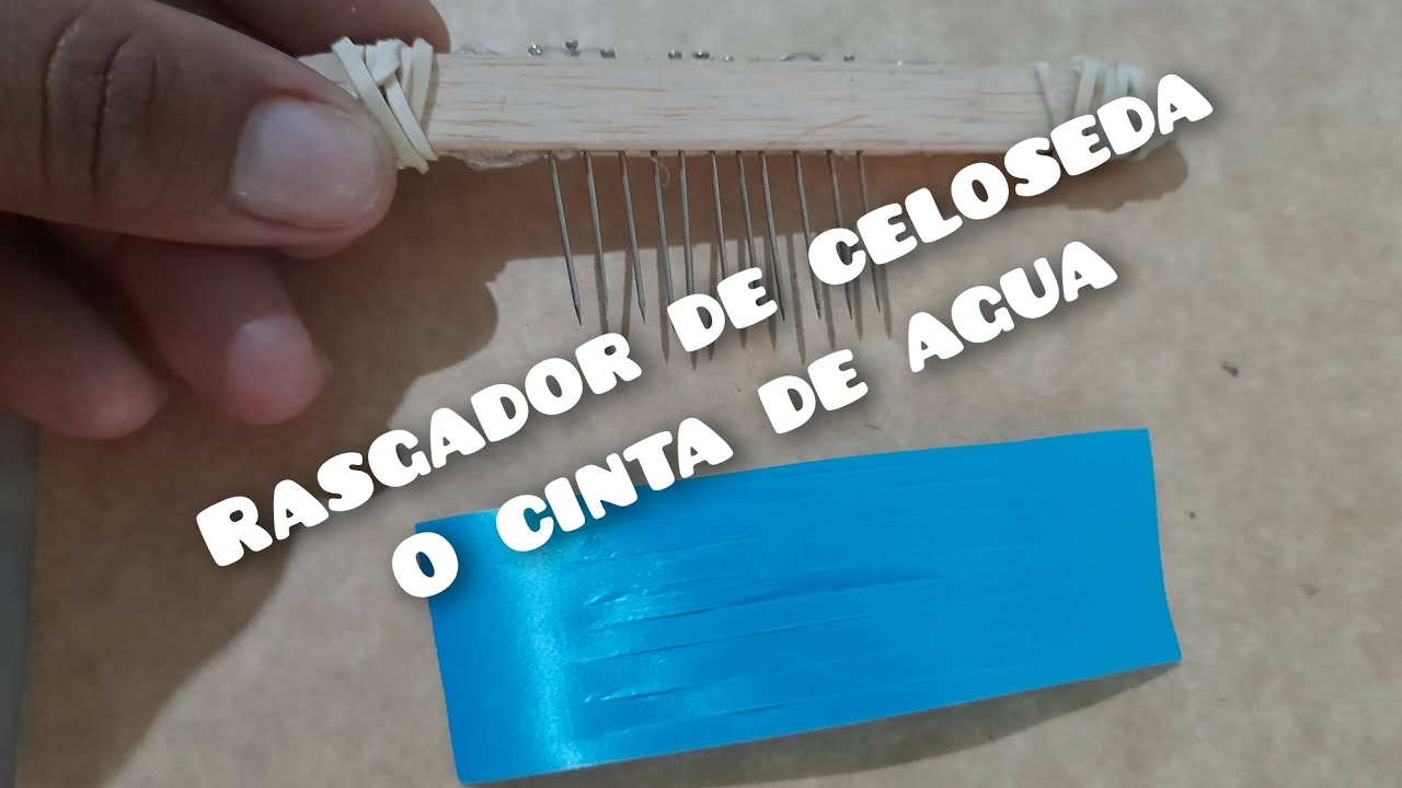 Rasgador de celoseda o cinta de agua