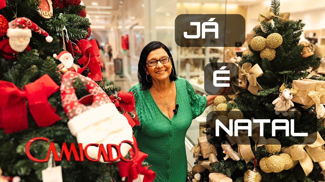 Vem encher seus olhos com os enfeites de natal.