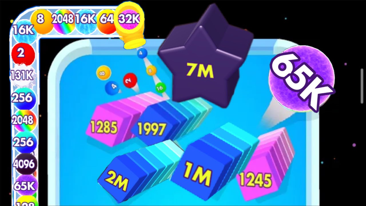 Bounce Merge 2048 - New Update MAX Level 9999999