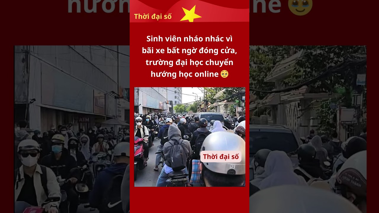 Trường vậy mà không có chỗ để xe cho sv #thoidaiso #tintuc #news
