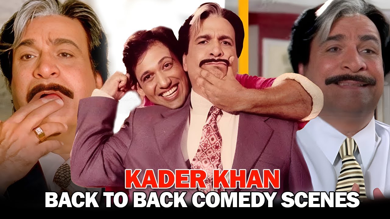 Kader Khan Back To Back Comedy Scenes | Dulhe Raja | 