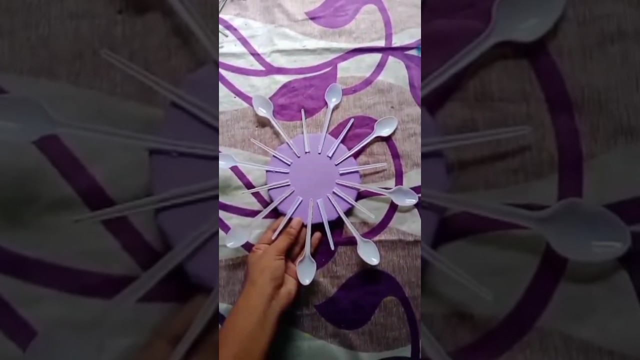 plastic spoon craft ideas😱😱😱😱 
