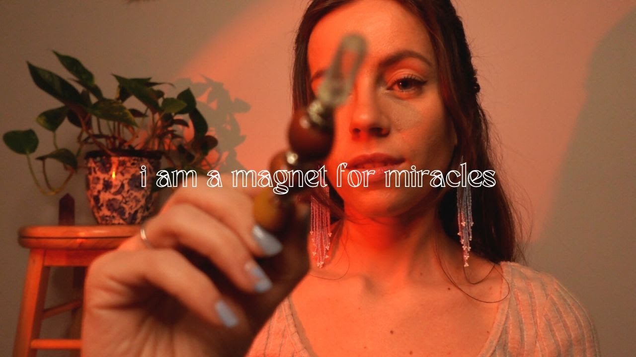 {ASMR} I put a spell on you 🪄 writing positive affirmations in your aura (soft spoken to whispered)