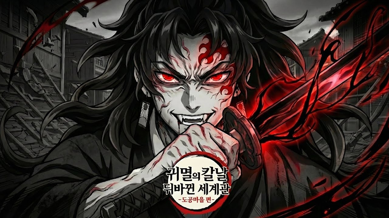 [귀멸의 칼날 뒤바뀐 세계관: 도공마을편 2부] 혈귀의 왕 요리이치의 부활