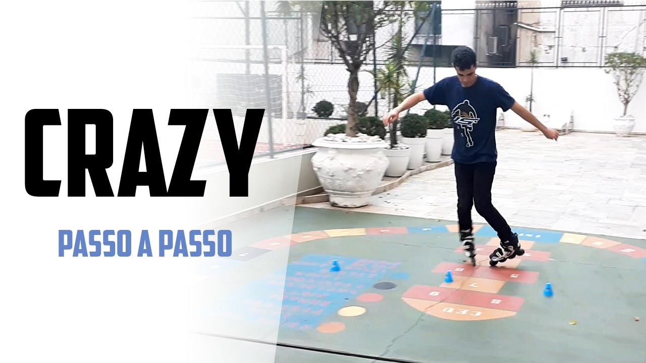 Crazy - Passo a Passo / Tutorial Patins Slalom Skating