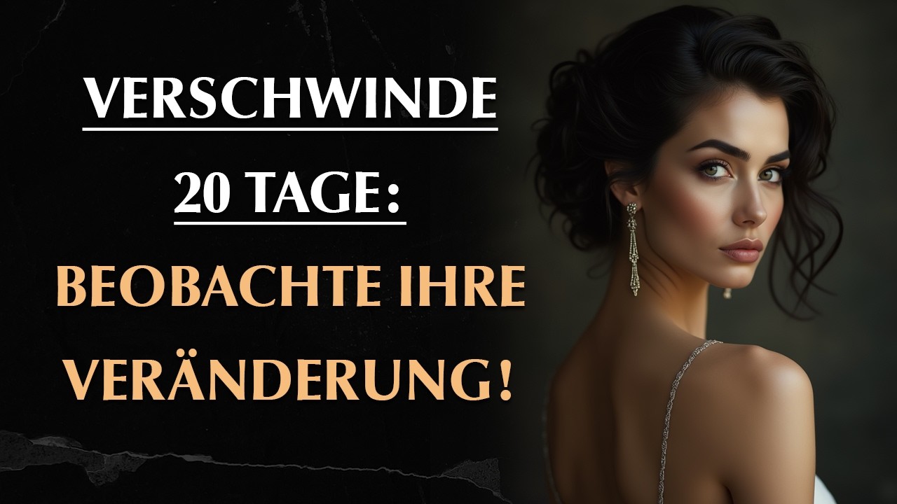 Verschwinde 30 Tage: Beobachte ihre Veränderung! | Stoizismus
