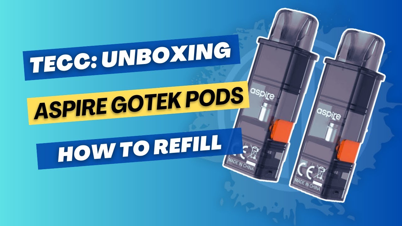 Simple Guide To Refill Your Aspire Gotek Pods In Seconds!