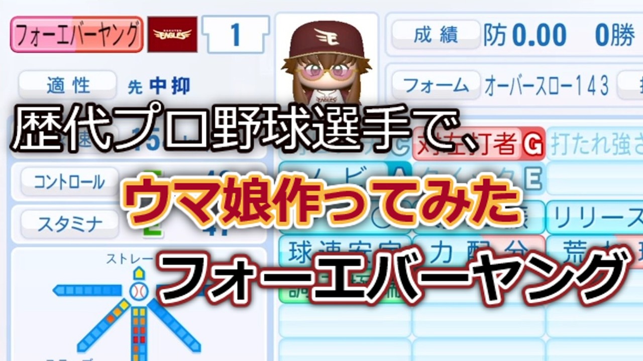 歴代プロ野球選手で、ウマ娘作ってみた フォーエバーヤング