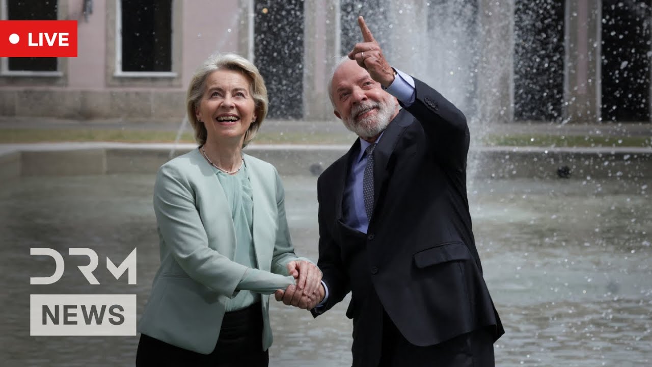 LIVE: Brazil's Lula & von der Leyen Hold Presser After Meeting on EU-Mercosur Trade Agreement | AC1N