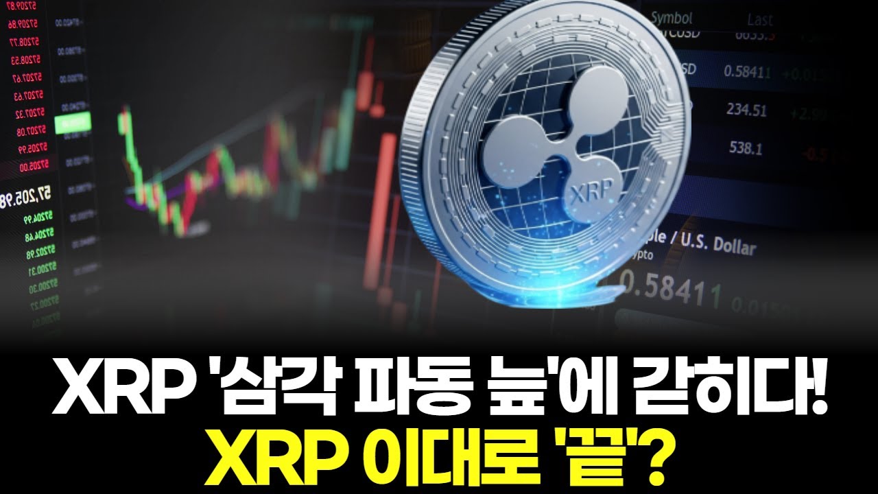 XRP '삼각 파동 늪'에 갇히다! XRP 이대로 '끝'?