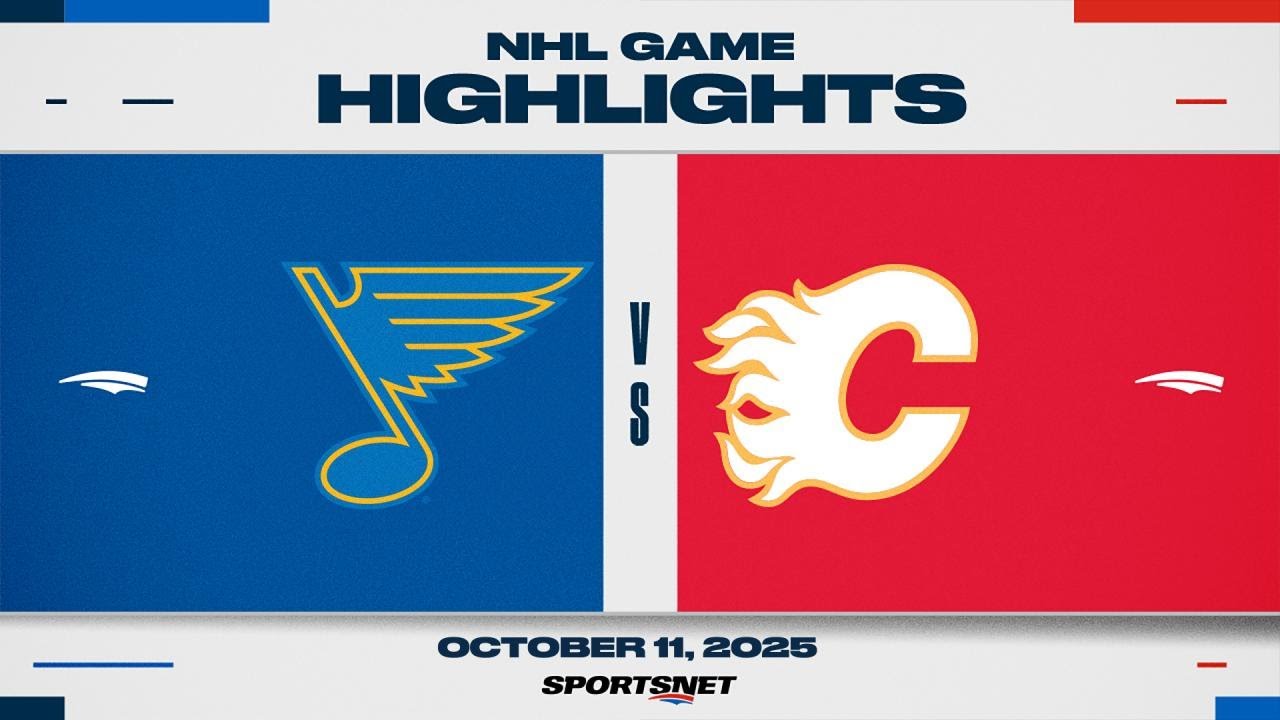 NHL Highlights | Blues vs. Flames - October 11, 2025