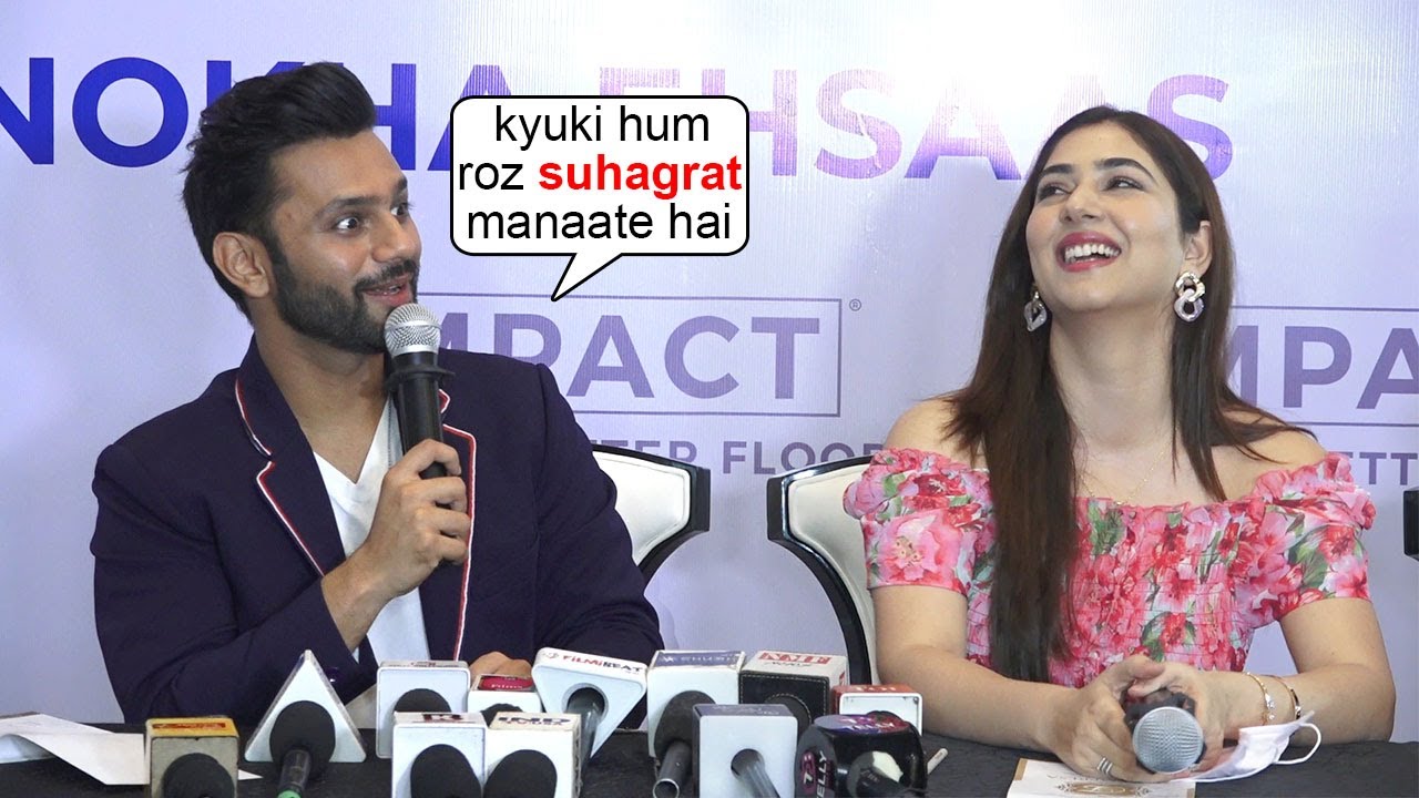 Rahul Vaidya & Wife Disha Parmar NAUGHTY Talks With Media On Sleeping Late At Night After Wedding