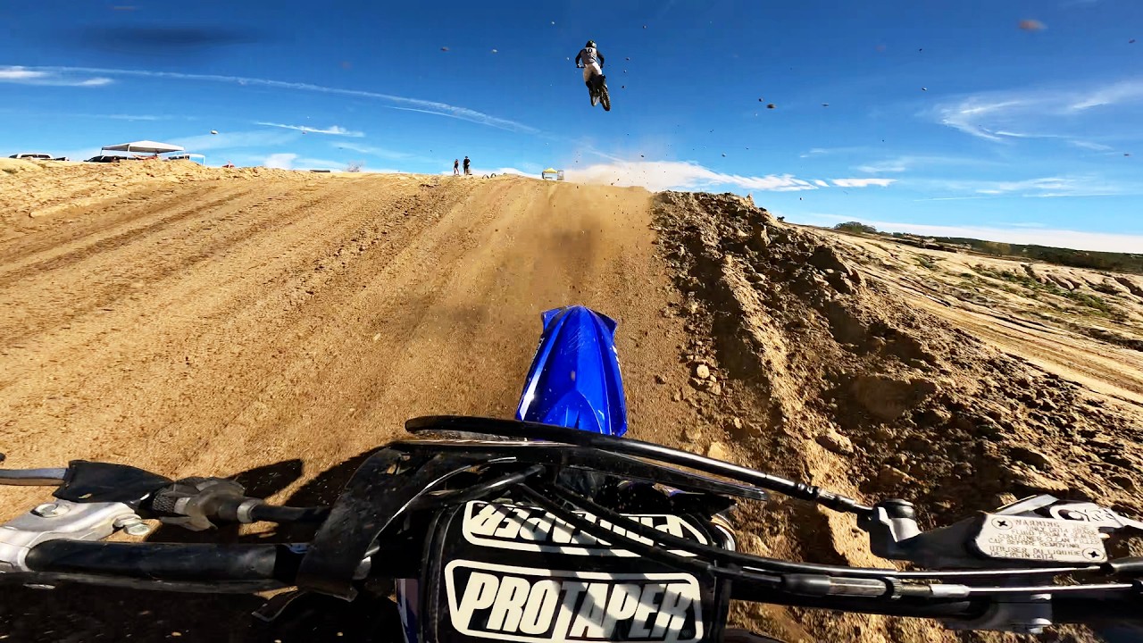 Riding Cahuilla Creek MX Vet Track in February 2026