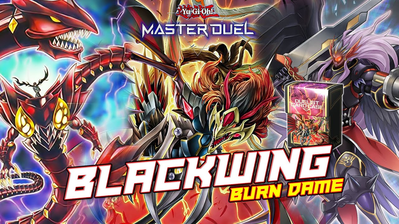 Master Duel - BlackWing deck tutorial full combo burning dame FTK - Step by Step