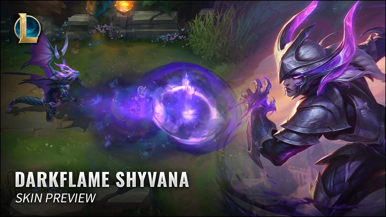 Darkflame Shyvana – Skin Preview || League of Legends: PBE