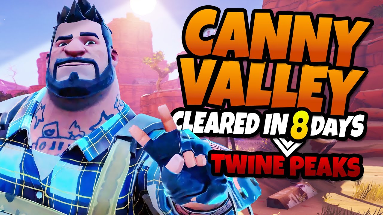 I CLEARED Canny Valley in JUST 8 Days | Fortnite Save The World