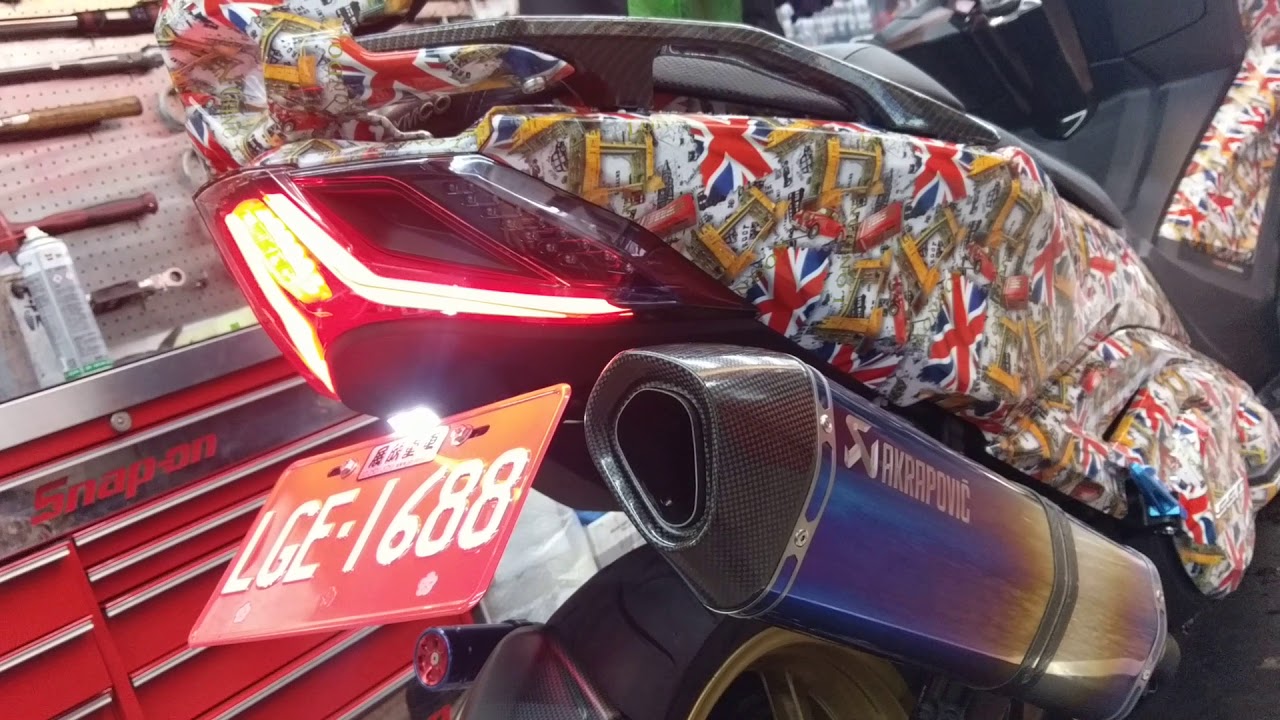 AK550 改裝巴風特全段燒鈦蠍