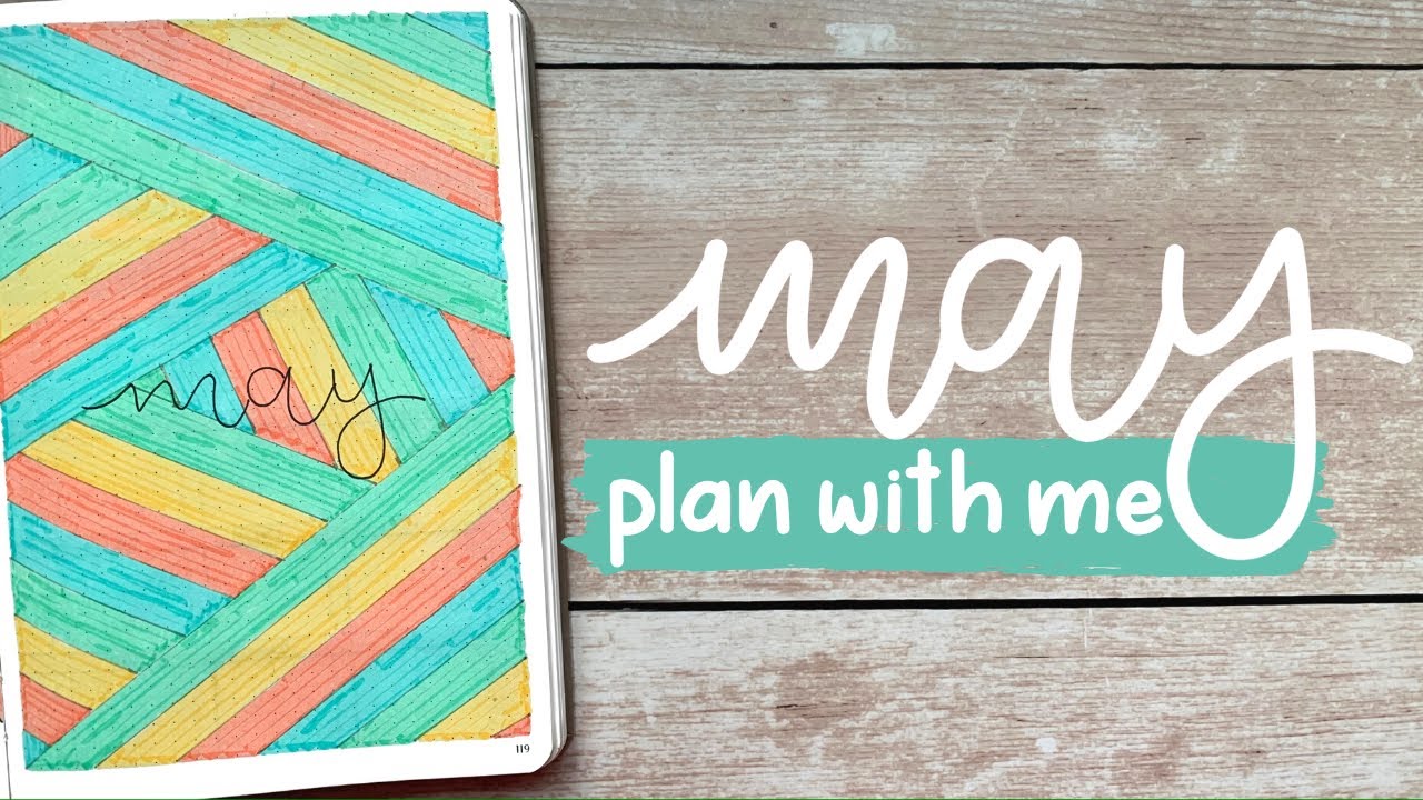 May 2020 Bullet Journal Setup | Plan With Me | BUJOANDCOOKIES