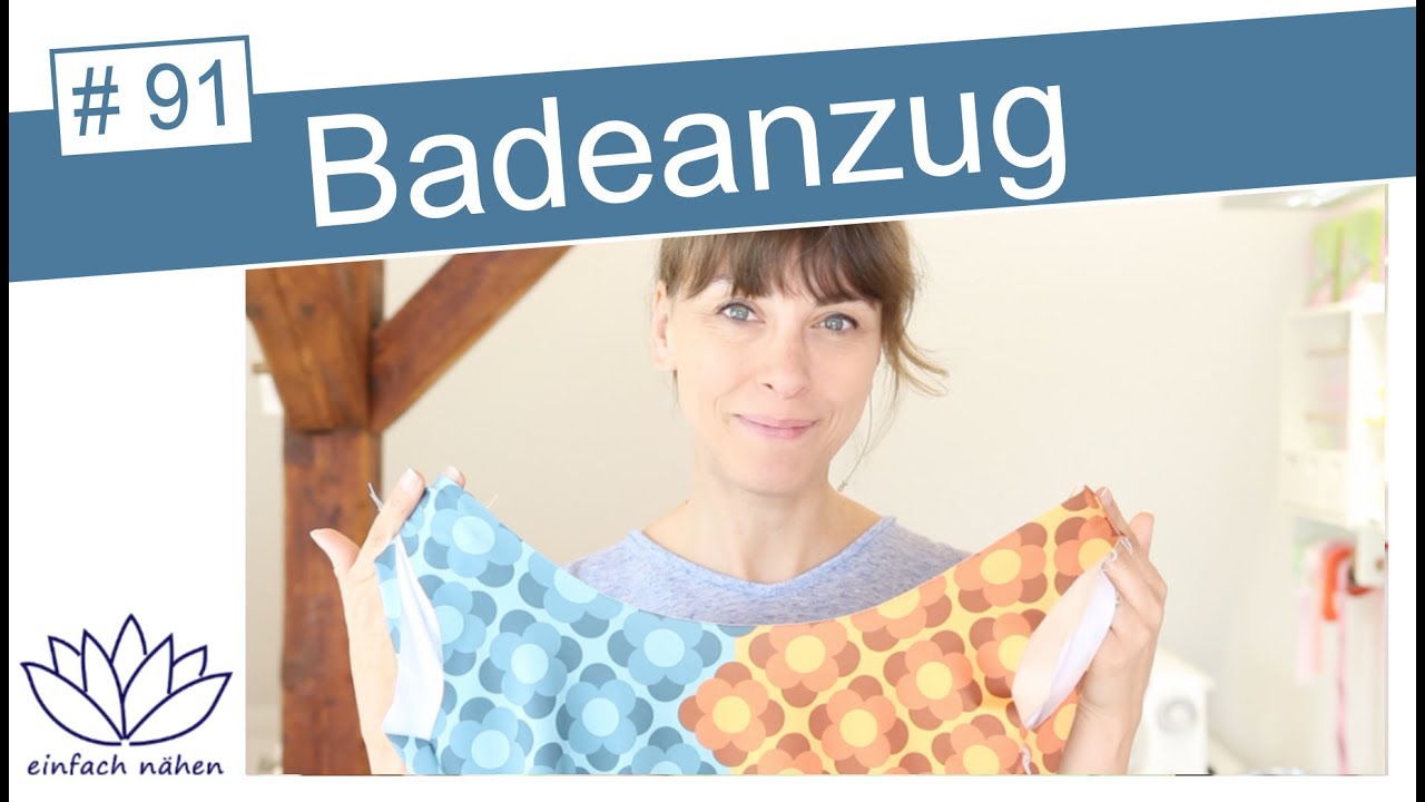 Badeanzug nähen OHNE Schnittmuster - mit Anna von einfach nähen