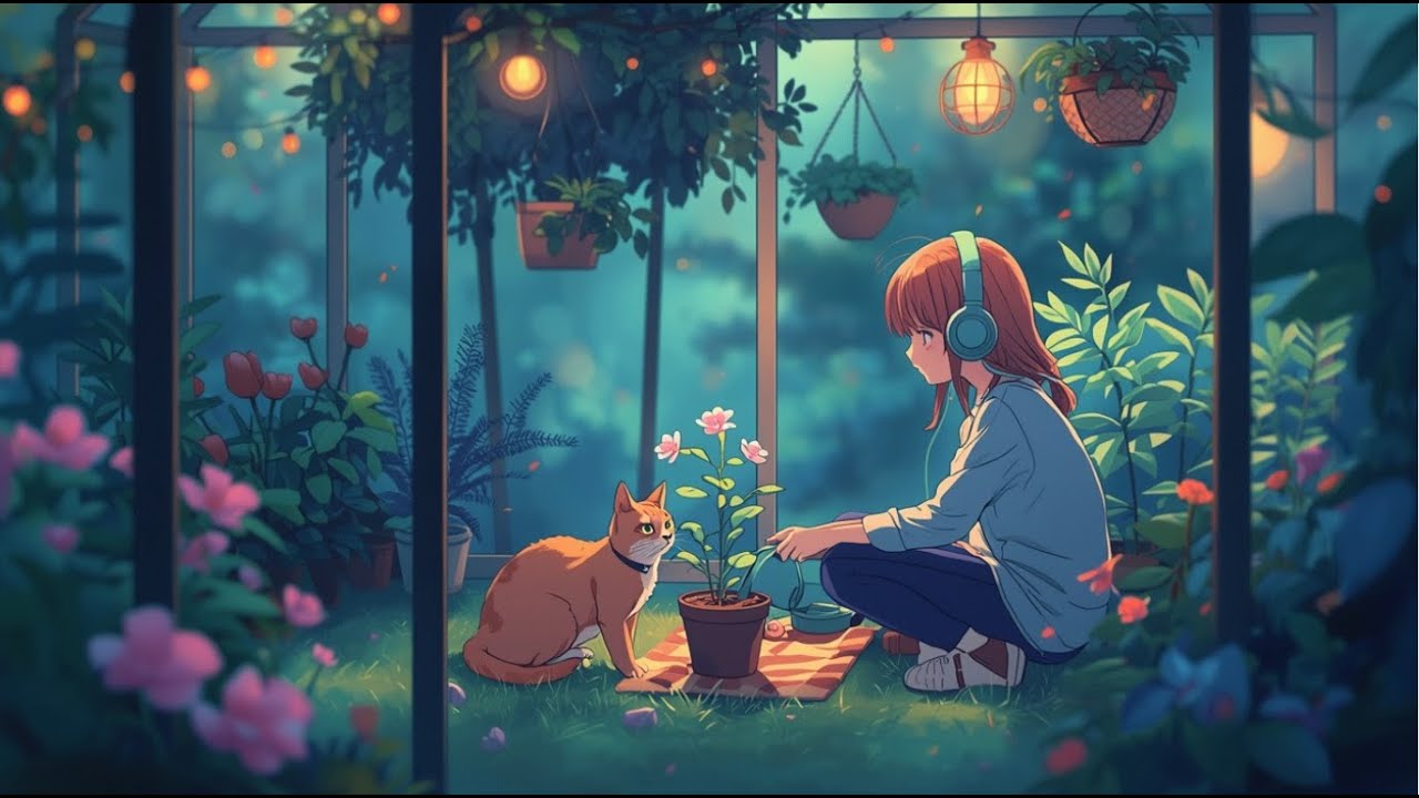 Greenhouse Lofi: Evening bloom, jazz beats, and aromatic potting secrets