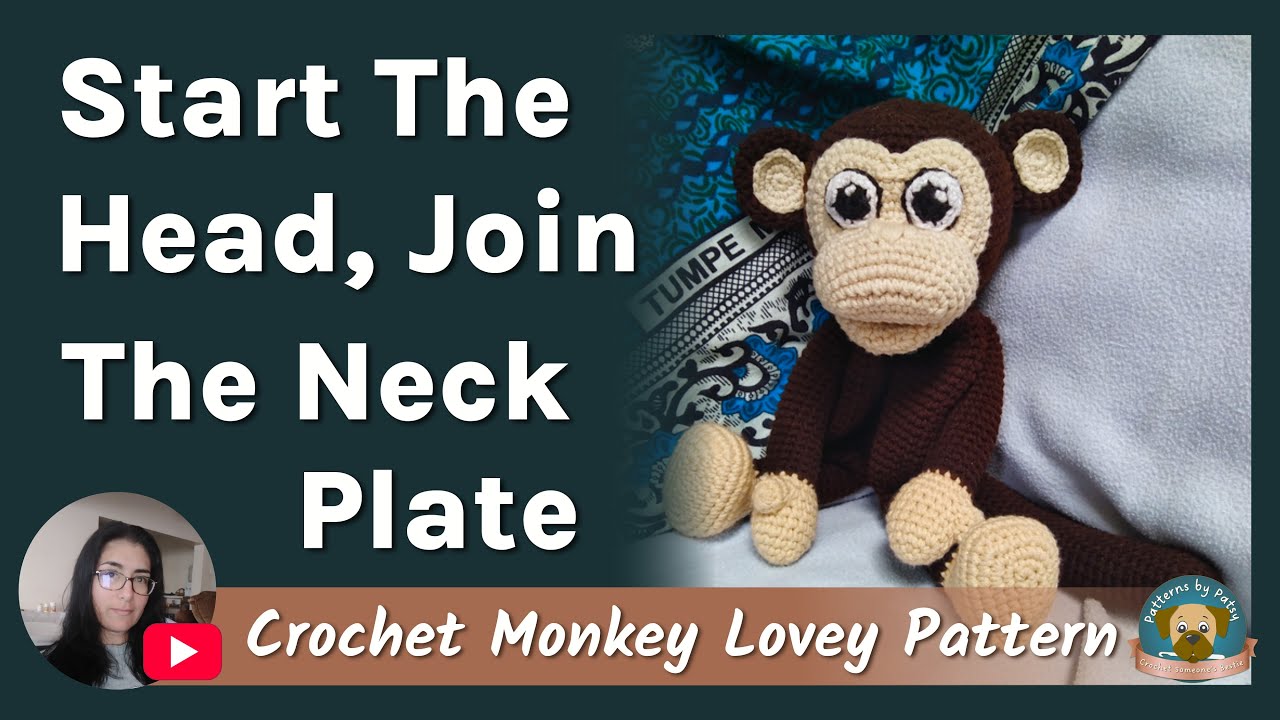 Crocheting Round 1 Of The Head For My Amigurumi Monkey Lovey Pattern