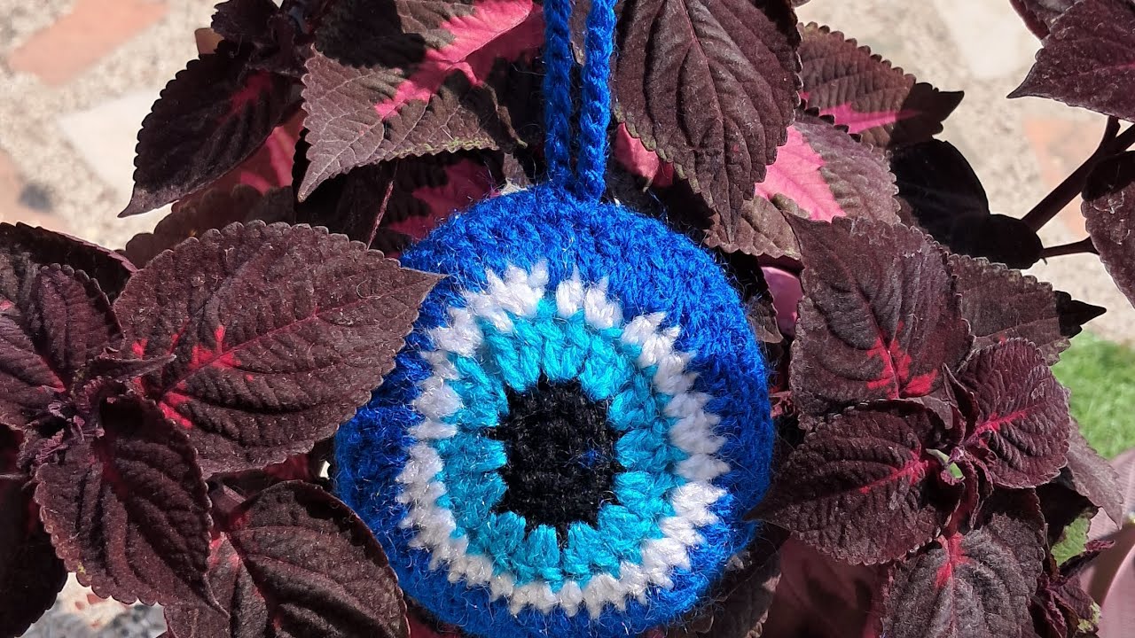 Crochet evil eye