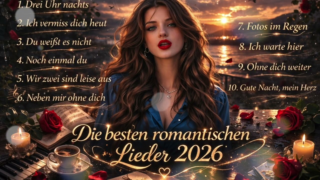 Titel:Die besten romantischen Lieder 2026 💔 Deutsche Liebeslieder Playlist |  Teil1