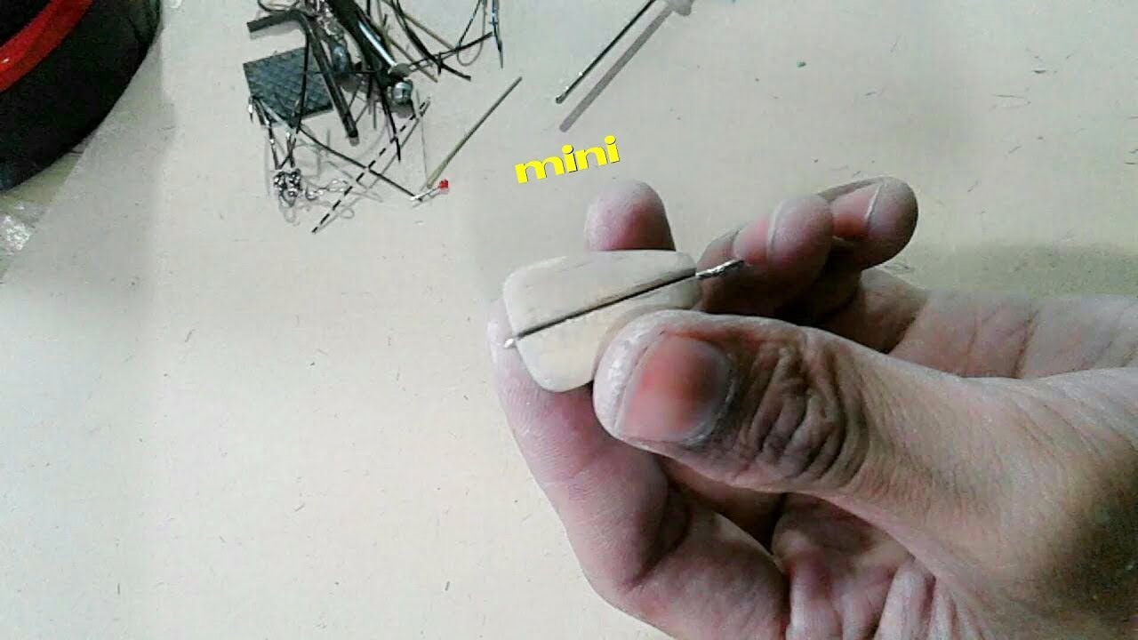 CARA MEMBUAT JUMP FROG MINI SI KECIL IMUT2 - HOW TO MAKE MINI JUMP FROG LURE