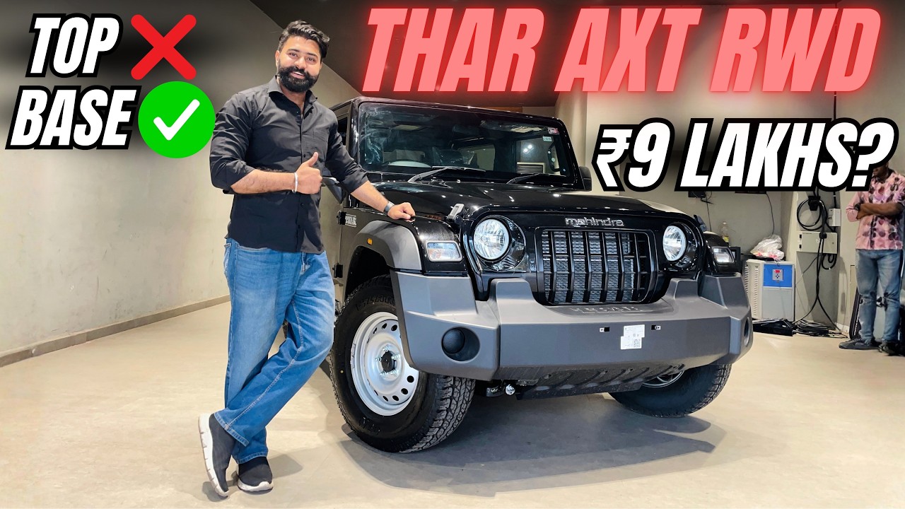2026 Mahindra Thar Base Model RWD AXT Review ✅ | Thar Base to Top 🔥