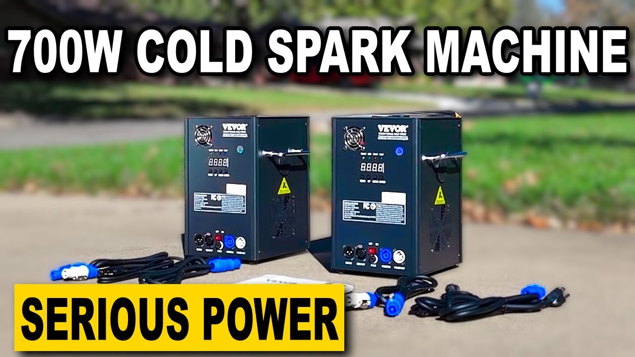 VEVOR 700W Cold Spark Machine Unboxing | Serious Power for Christmas Light Shows