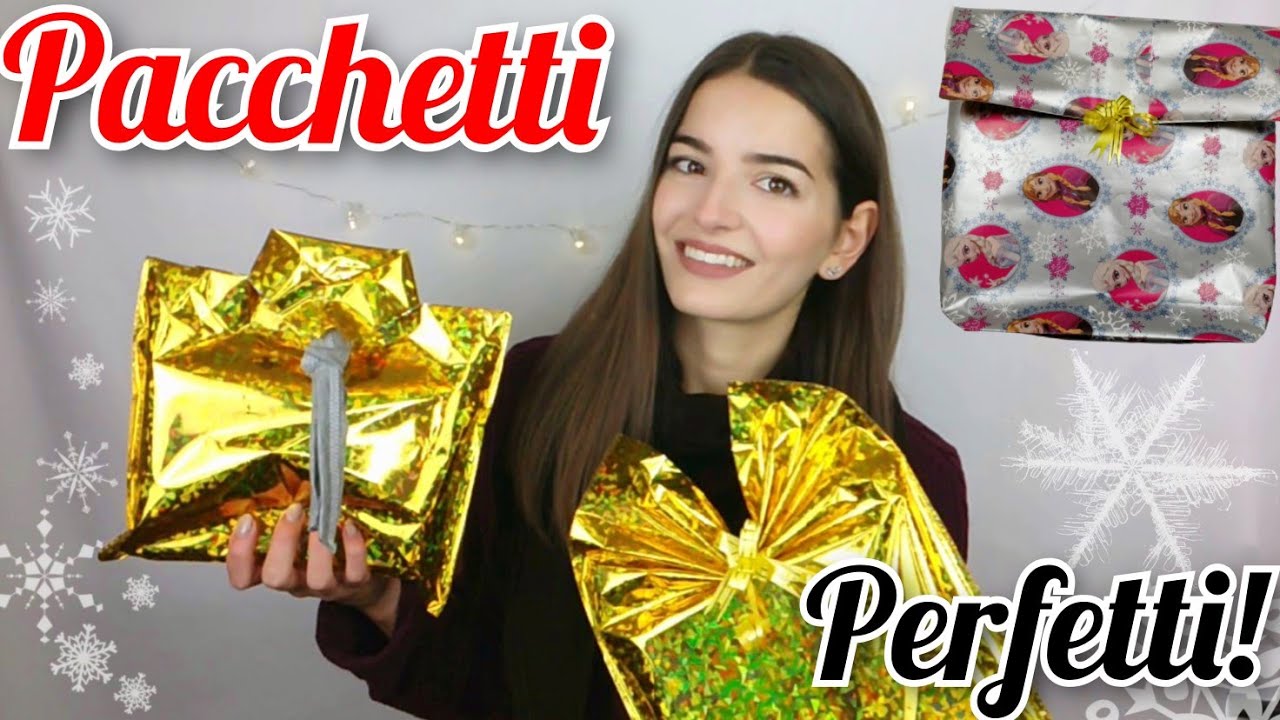 COME IMPACCHETTARE I REGALI DI NATALE - 8 MODI PER INCARTARE OGGETTI DI QUALSIASI FORMA facilmente!