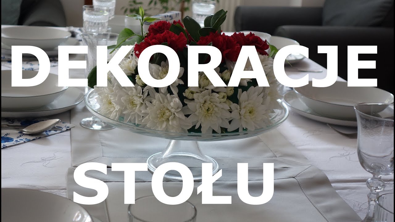 Jak udekorować stół - Komunia i inne uroczystości