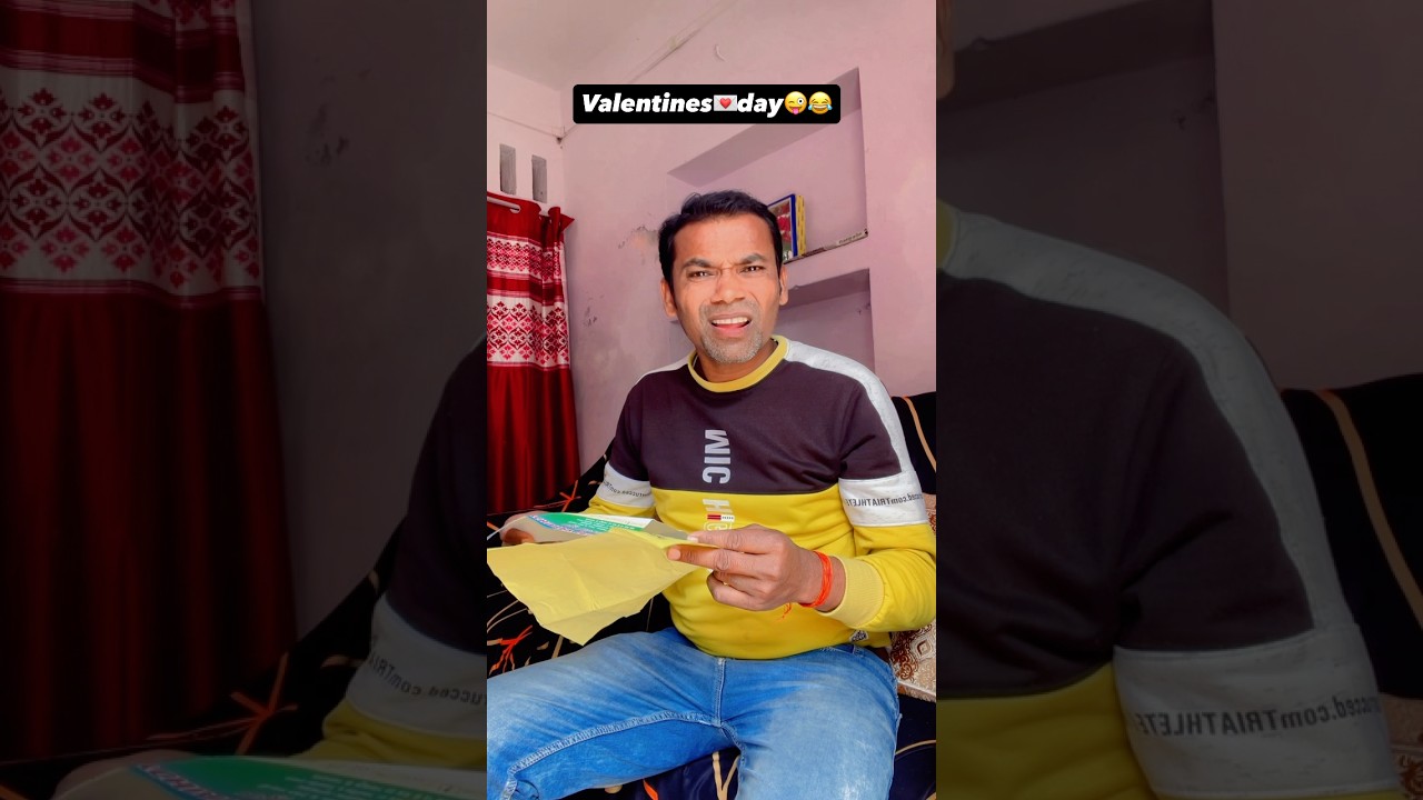 Valentines day special 😂😂 #funny #sanjaymauryacomedian #valentinesday