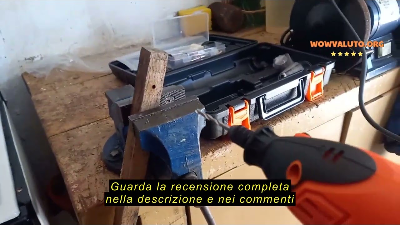 Recensione del Akdomart Utensile Multifunzione, 200W Mini Trapano Elettrico, Utensile Rotante Multif