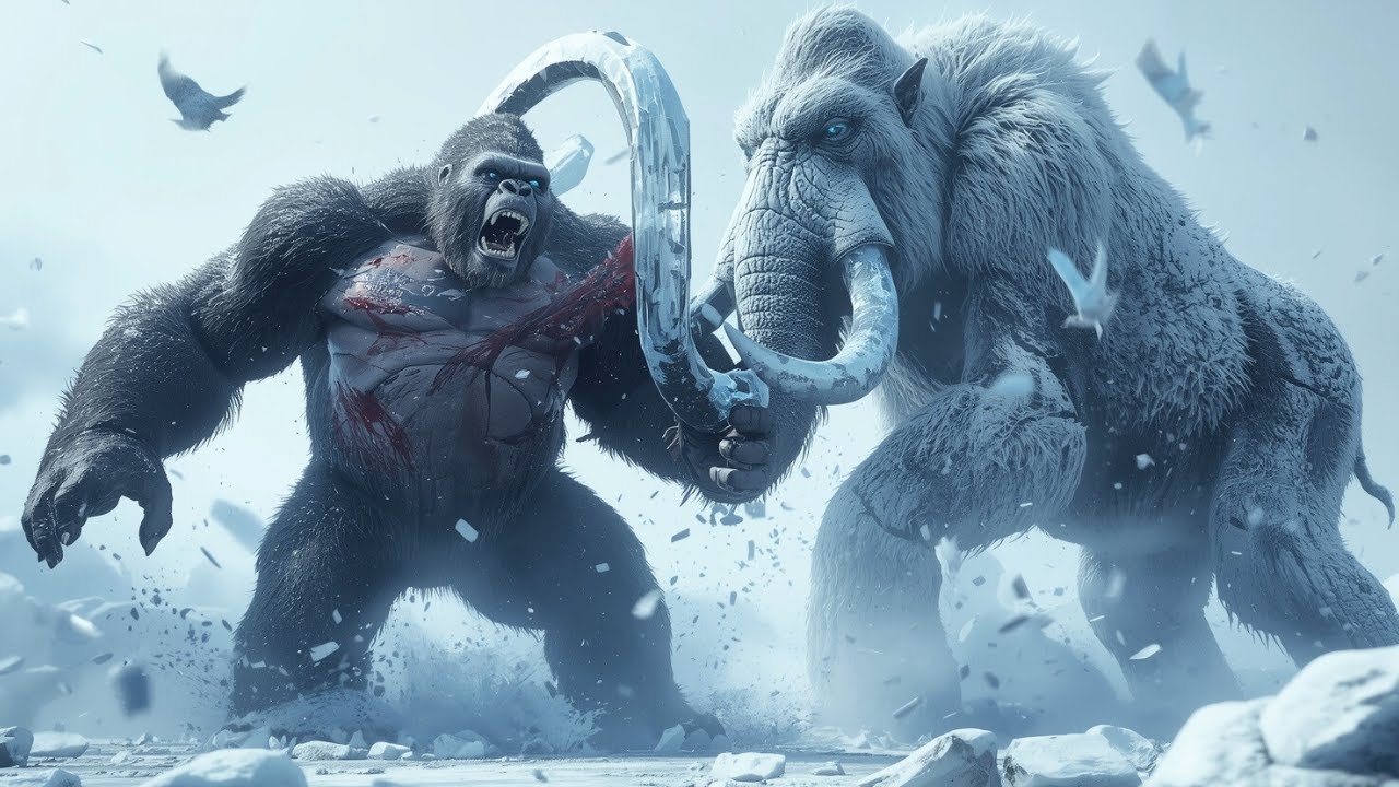 King Kong vs Frosthorn Mammoth | Prehistoric Earth Movie of Ancient Planet Survival