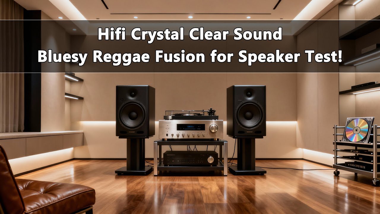 Hifi Bluesy Reggae Fusion, Crystal Clear Sound in True Stereo for Speaker Test!
